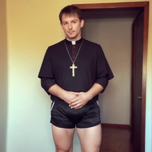 Priester und Opfer